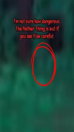 Minecraft creepypasta The Nether Thing