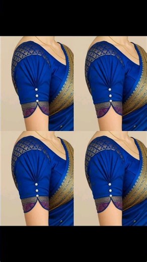 latest blouse sleeve design ideas for trending blouse✂️ #blouse #sleevesdesign #blousesleevesdesign