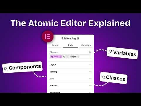 Elementor Variables, Classes, and Components EXPLAINED
