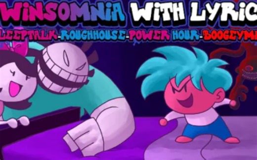 【FNF音乐剧】额外周填词翻唱Twinsomnia WITH LYRICS By RecD - Friday Night Funkin' THE MUSICAL