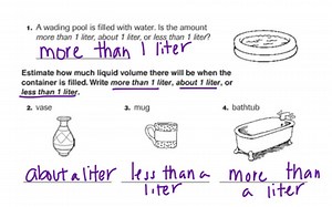 10.7 Estimate And Measure Liquid Volume | Educreations