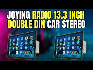 JOYING 13.3" Double Din Android Car Stereo Review | Wireless CarPlay + Android Auto, 4G & 5.1 Audio