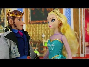 Anna Gets Fire Powers & Burns Evil Cousin Asle & Anna Saves Elsa. DisneyToysFan