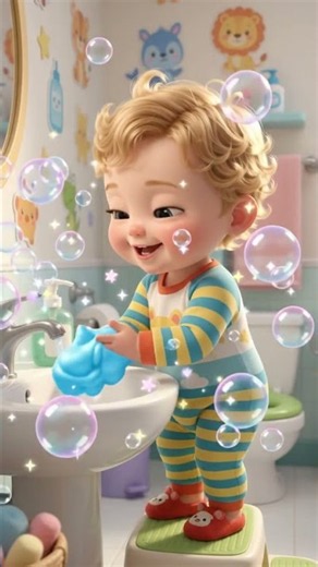 🚽👶🌈✨ Baby Learning Potty Routine! | Fun Potty Training for Kids | Baby Cartoon