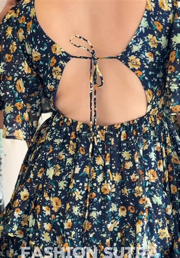 Backless long ruffle dress, Color Available 🌸#fashionsutra #fashionsutrastyle #fashionsutrasatdobato #onlineshopping #shreyaadhikari20 #nepalitiktok🇳🇵 #SpringWardrobe #creatorsearchinsights @shreya_adhikari