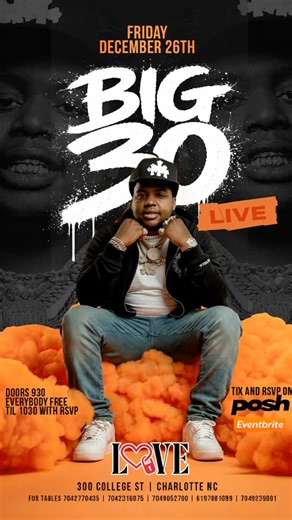 CharLitt🔥 on Instagram: "Big 30 at @clubloveinthealley this weekend 🔥"