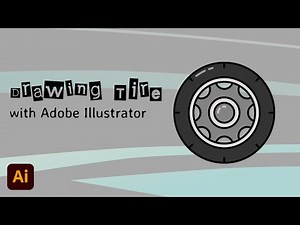 Drawing Car's Tire / Wheel with Adobe Illustrator