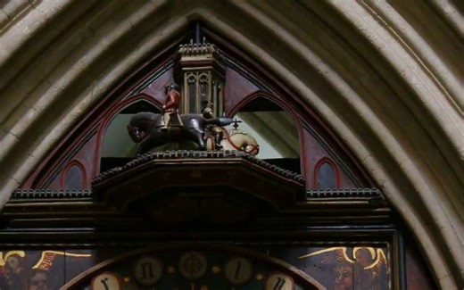 The Wells Cathedral Clock 威尔士大教堂的天文时钟
