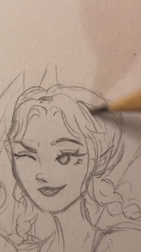 Whimsical Cottagecore Fairy Drawing | Creative Art Sketch