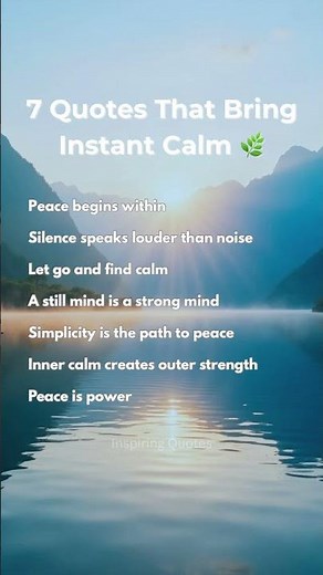 7 Quotes for Moments of Calm 🌿