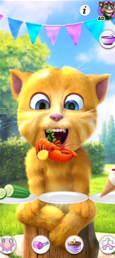 Talking Ginger 2 🌶️🍒🍎 // talking ginger cat //talking ginger funny videos /