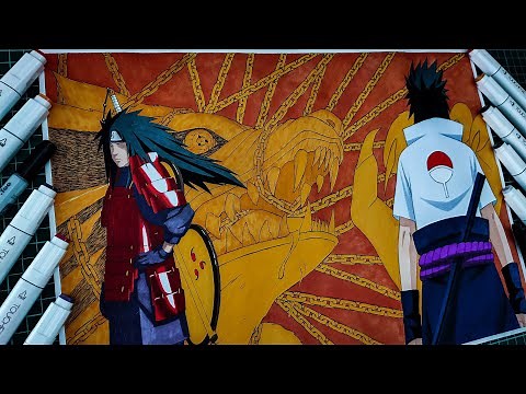 Drawing Naruto Color Spreads Chapter 398 | Naruto | ナルト