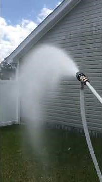 Using the X-JET to soft wash with high pressure set up