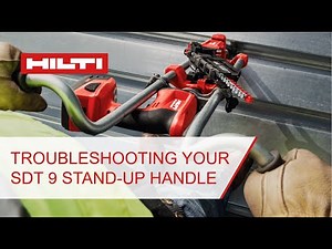 HOW TO troubleshoot your SDT 9 Stand-up handle