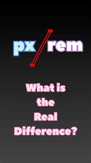 px vs rem: Websites Different Units Kyun Use Karti Hain? #codingtips #coding #learncss #programming