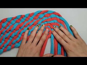 tshirt braid in no sew rag rug tips #2
