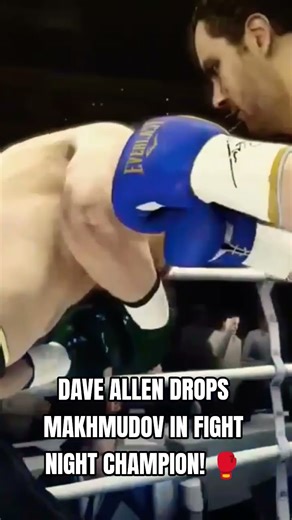 Dave Allen Drops Arslanbek Makhmudov in Fight Night Champion! 🥊 #Shorts | AI Simulation Gameplay