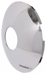 Phoenix USA Baby Moon Hubcap - 8-7/8" Diameter - 4 Spline - Stainless - Qty 1 Phoenix USA Accessorie