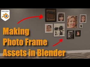 Creating Photo Frame Assets in Blender