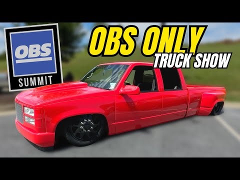 FIRST EVER Chevy OBS Only Truck Show at AMD | OBS Summit