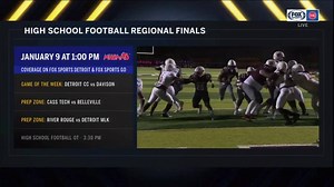The MHSAA Game Of The Week returns to the airwaves on January 9th @ 1pm. Think we forgot Prep Zone games? Think again. We've got you covered on FOX Sports Detroit and FOXSports.com/Detroit | FanDuel Sports Network Detroit