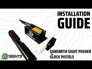 GUNSMITH Series™ Inline Rear Sight Pusher - R3D Sight Installation