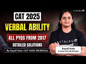 CAT 2026 | Complete Verbal Ability Questions | CAT Previous Papers From 2017 | CAT VA Questions