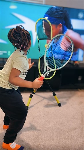 Mella Tennis Sisters | 🔥Melina’s Daily Practice! (For everyone asking, We use TopspinPro.. 10% off with code topspi10 - Link in bio 💪🎾) #tenniskid... | Instagram