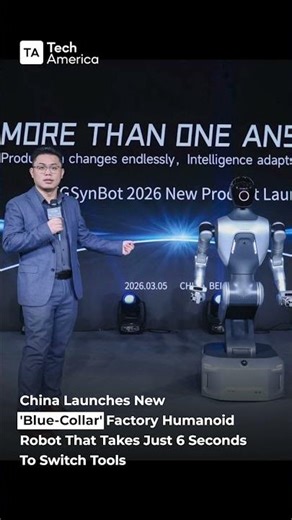 Factory Robot Switches Tools in Just 6 Seconds