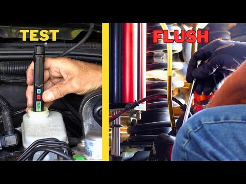 How to do a Brake Fluid Flush - Check it and change it yourself!