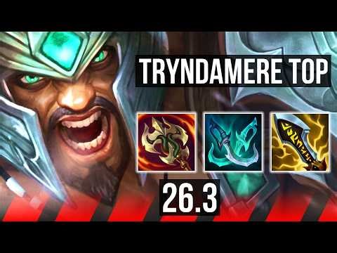 TRYNDAMERE vs ZAAHEN (TOP) | EUW Diamond | 26.3