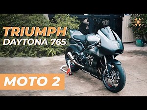 Triumph Daytona 765 Moto 2 is customized by CBC Workshop