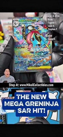 We Pulled the NEW MEGA GRENINJA TOP HIT from Ninja Spinner! #pokemoncards #pokemontcg
