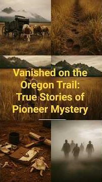 Vanished on the Oregon Trail: True Stories of Pioneer Mystery |#oregontrail #mystery#americanhistory