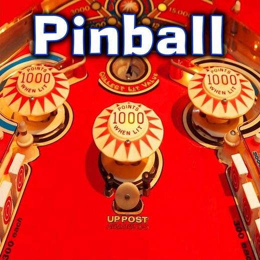 Pinball Machine Pushing Buttons