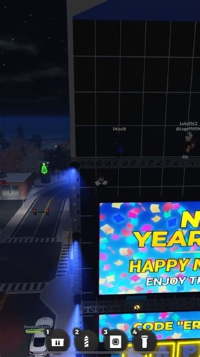 ER:LC New Year Event / new promo code update 2026🎆🥳 #newyear #erlc