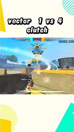 Vector 1 vs 4 clutch 💪#7x7