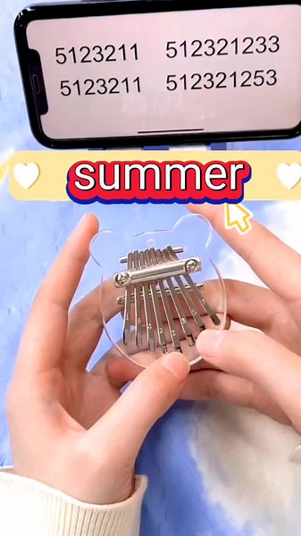 Mini Kalimba Summer Practice and Lessons