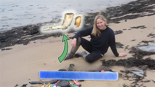 Clay pipe finds on the Thames foreshore
