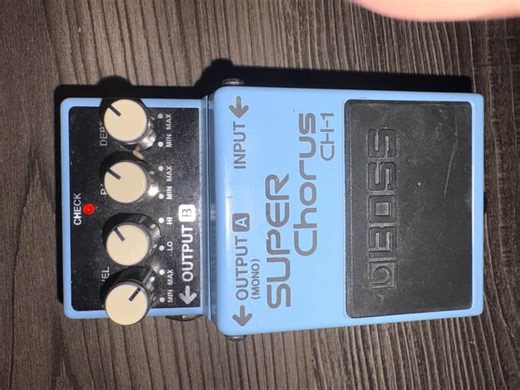 Boss CH-1 Super Chorus (Dark Gray Label) 2001 - Present Blue | Reverb