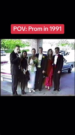 Prom in 1992 #1992 #1992babies #1990 #90sthrowback #nostalgia #90saesthetic #90s #