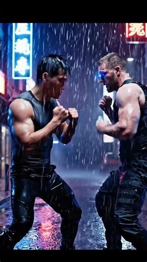 The Most Realistic AI Fight Scene Ever! 👊💥 #Action