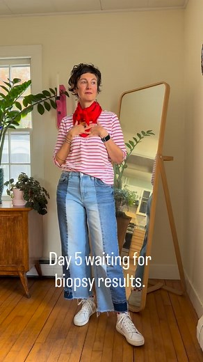 It started with a suspicious mammogram. Then an ultrasound. Then another mammogram. Then a biopsy. Then another mammogram. And now... it’s now. 5 days since my biopsy. Waiting. I don’t hate this space of not knowing. In fact, I kind of revel in it. It’s a rare experience to be plunged deep into the mystery like this. To sit in the balance, waiting to see which way the scales are going to tip. One minute I feel invincible. The next, fragile. I have no desire to “be strong.” I’m just letting mysel