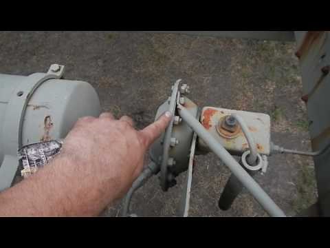 Air Over Hydraulic brakes, a simple explanation on a military trailer, M200A1