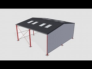 Steel building sidewalls assembly