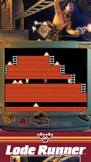 Load Runner Secret Trap Trick | Hard Zone #loderunner #shorts #retrogaming #gaming #retroshorts