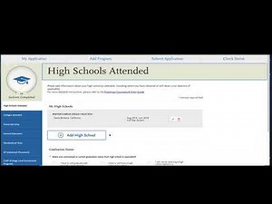 High Schools Attended