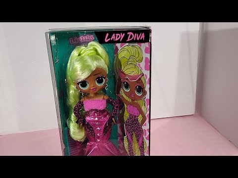lol omg lady diva doll unboxing and review