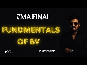 CMA FINAL SPMBV || DEMO LECTURE-1 || DEVANSH INSTITUTE || CA DEVI PRASAD ||