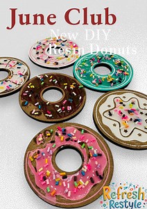 3.7K views · 28 reactions | Let's make some fun magnets! Comment>> donuts for the supply list to be sent to your FB messenger! Let me know where you're watching from! Have you tried the uvresin?? | Refresh Restyle | Facebook